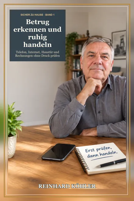 Cover: Sicher zu Hause: Betrug erkennen und ruhig handeln – Reinhard Köhler